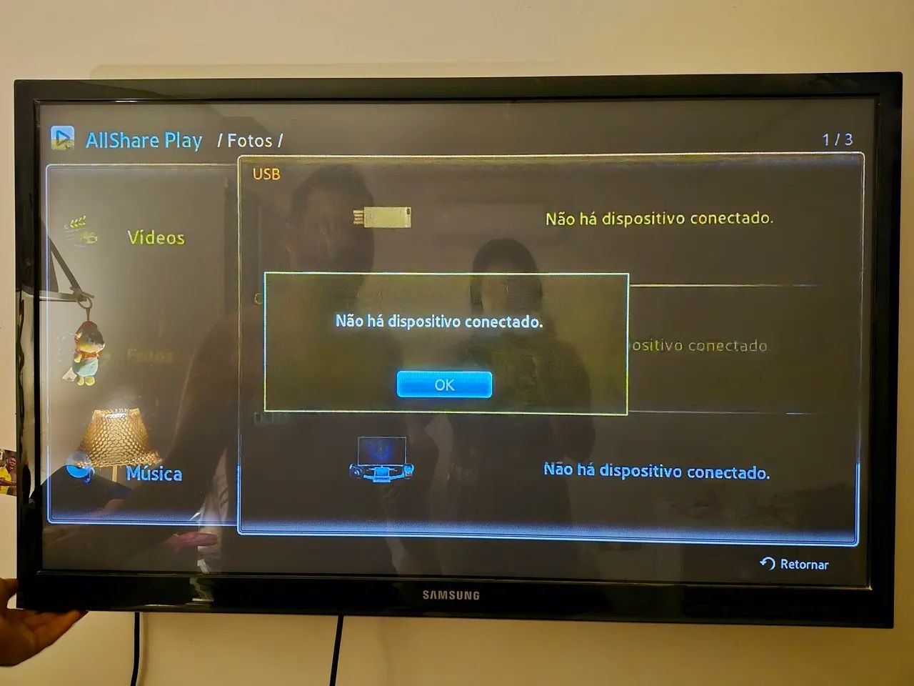 TV Samsung plasma 43 Polegadas - Funcionando Perfeitamente - Foto 4