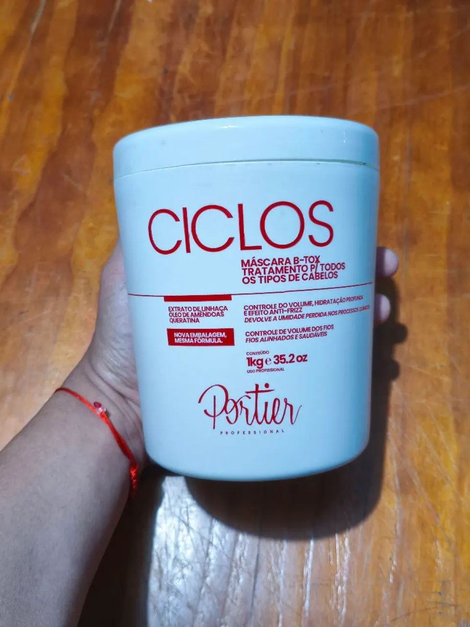 Máscara Capilar Profissional Portier Ciclos B-Tox 1kg