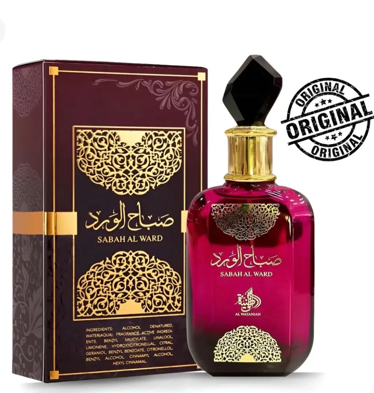 Perfume árabe sabah wal ward 100 ml