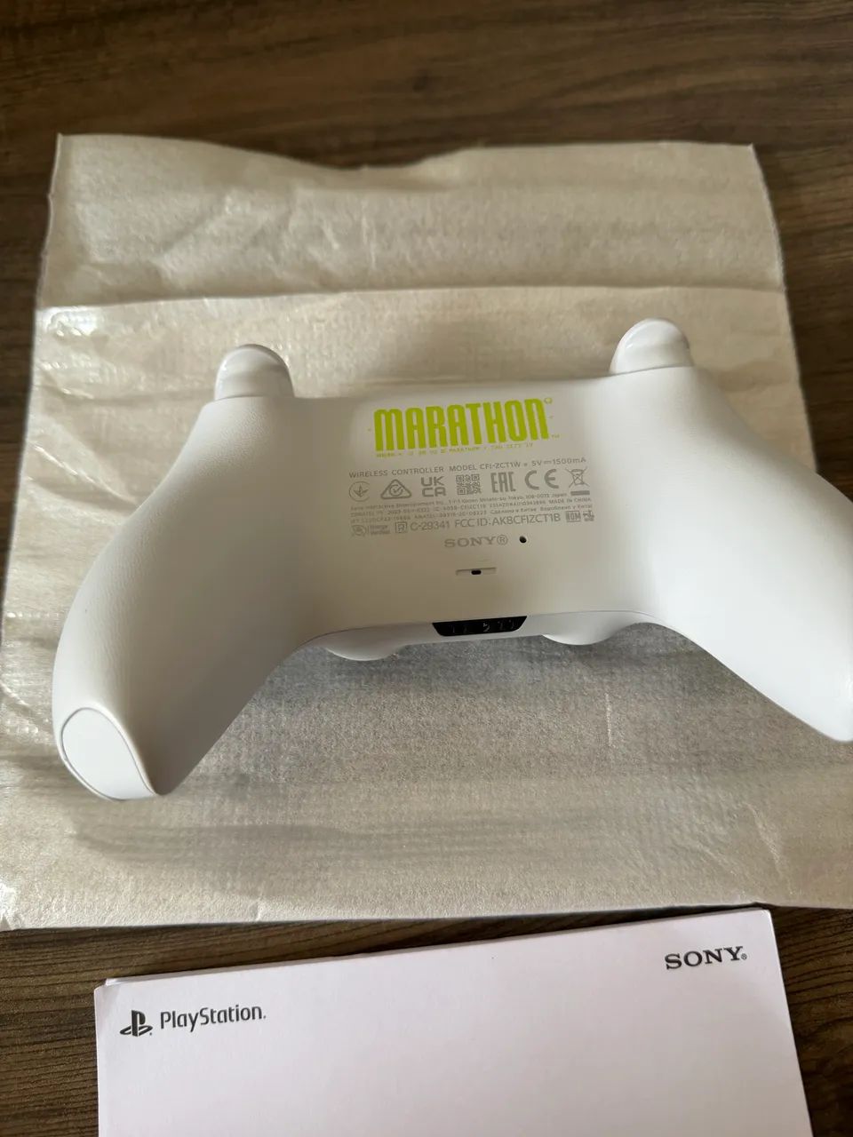 Controle Manete PS5 Dualsense Edição Limitada Marathon - Novo - Foto 2