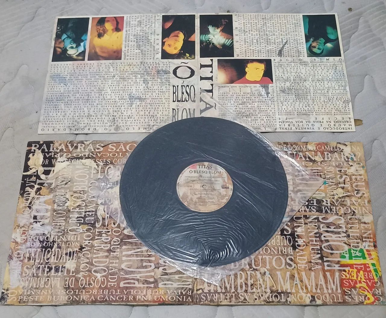 Vinil Titãs - Õ Blésq Blom (1989) - Foto 3