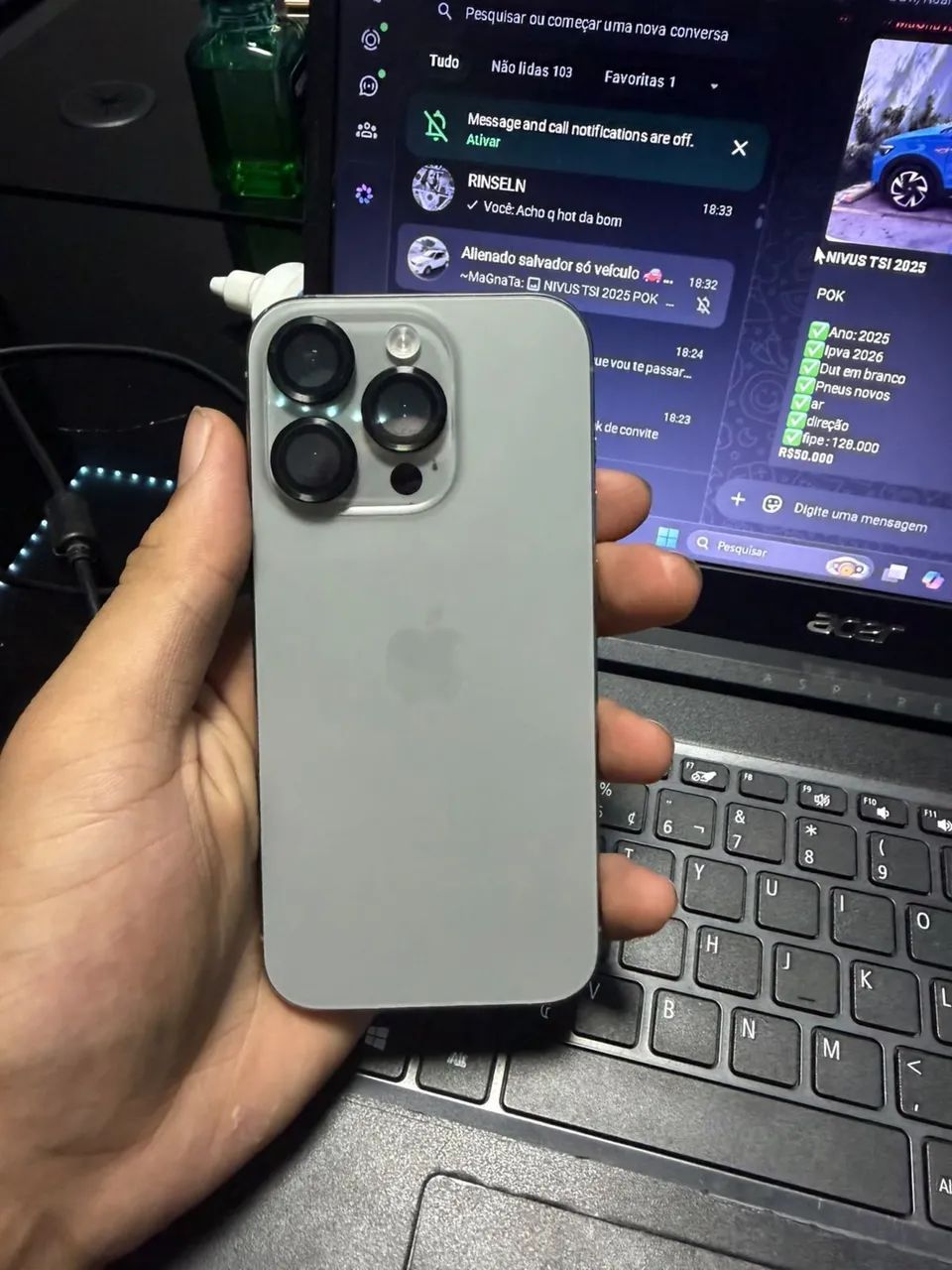 iPhone 15 pro 256gb - Foto 2
