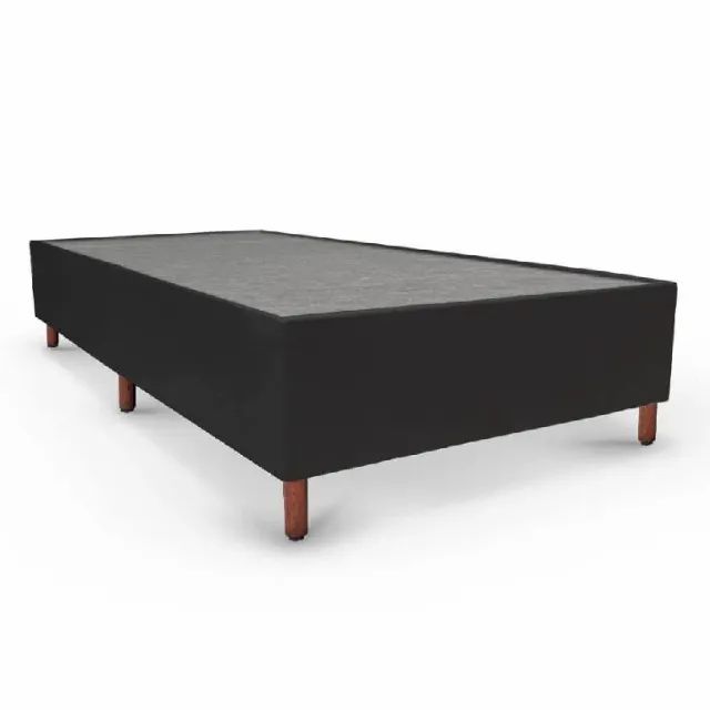 Base Box Solteiro Tozatto 88x188x26cm Tecido - Praia Moveis  - Foto 3