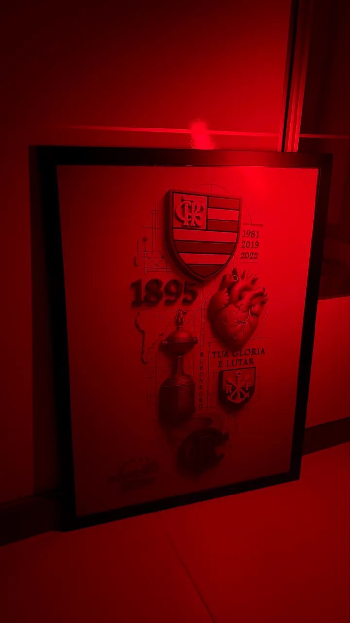 Quadro do flamengo 116x87  - Foto 4