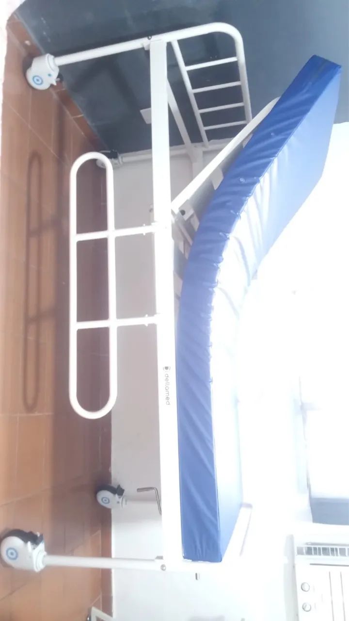 Cama hospitalar Dx2 + colchão  - Foto 2