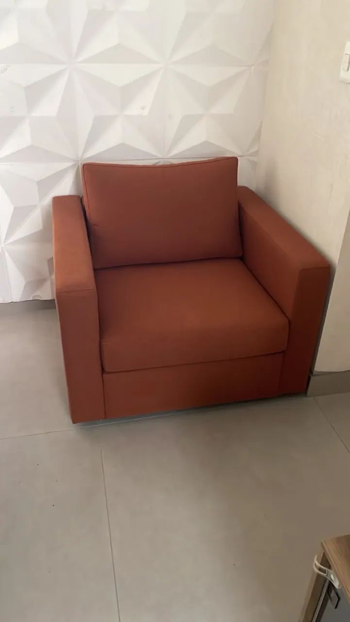 Poltrona de luxo linho