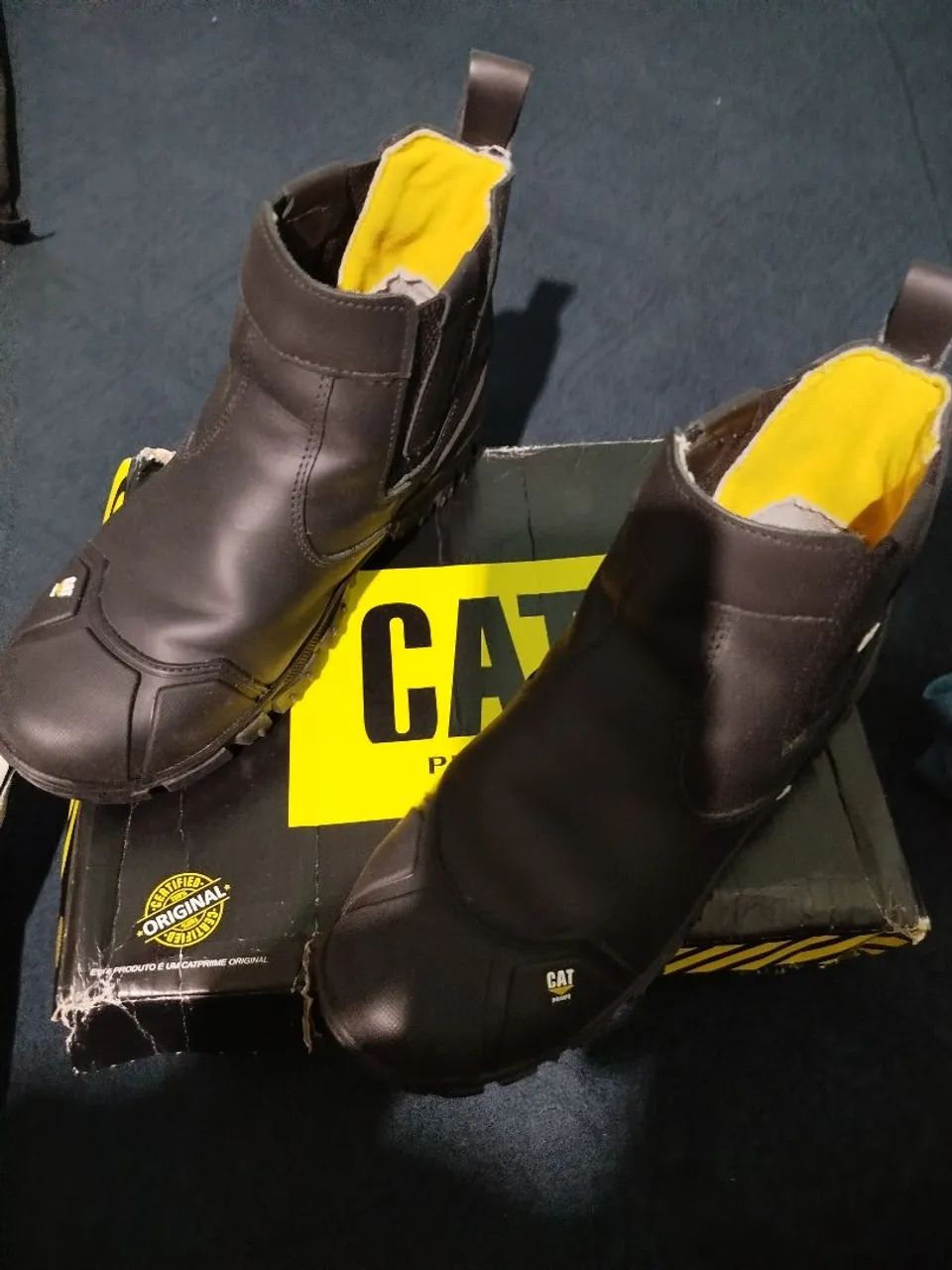 Bota de segurança número 39 comprei o número errado