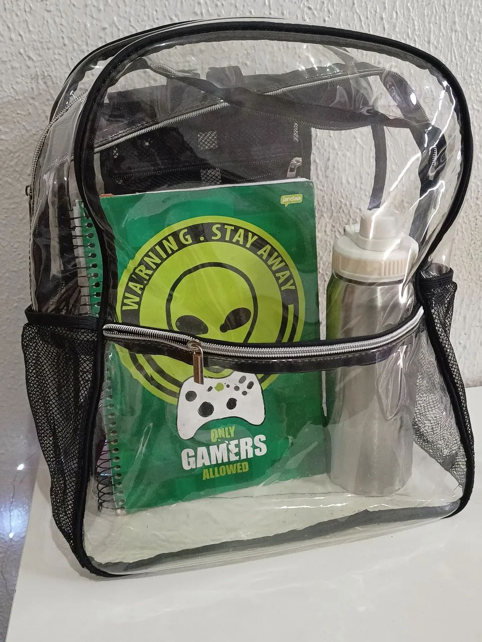 Mochila grande transparente  - Foto 3