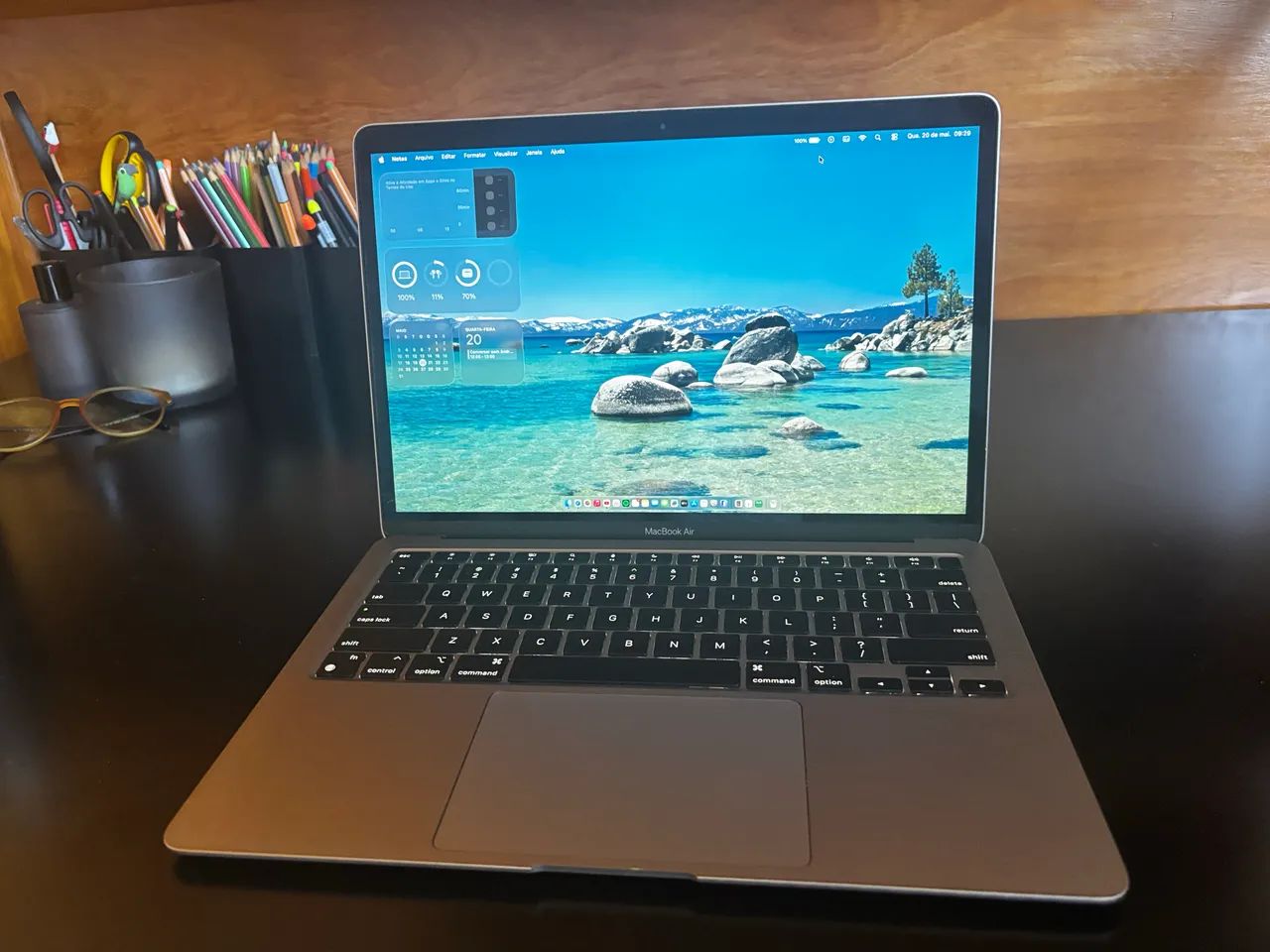 MacBook Air M1 13 polegadas, Cinza espacial | Excelente estado