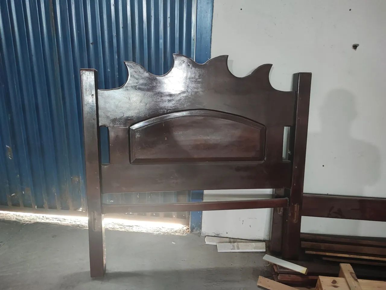 Cama de casal de madeira  - Foto 3