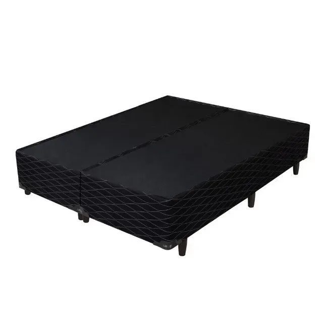Oferta Base queen Suede Preto (PRODUTO NOVO DE LOJA) - Foto 2
