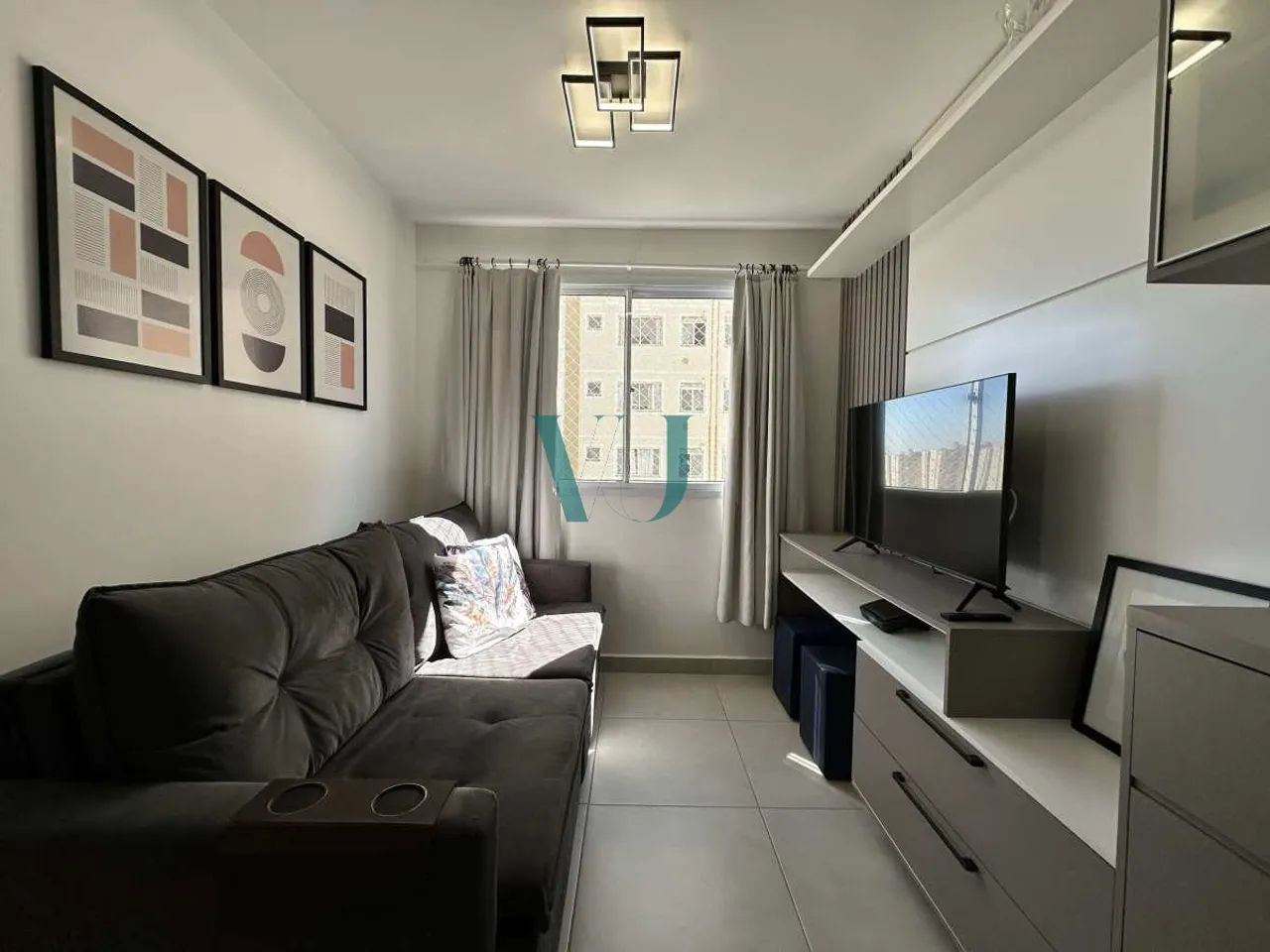 Apartamento para alugar em Campinas todo mobiliado, conta com 2 dormitórios, com lazer com - Foto 2