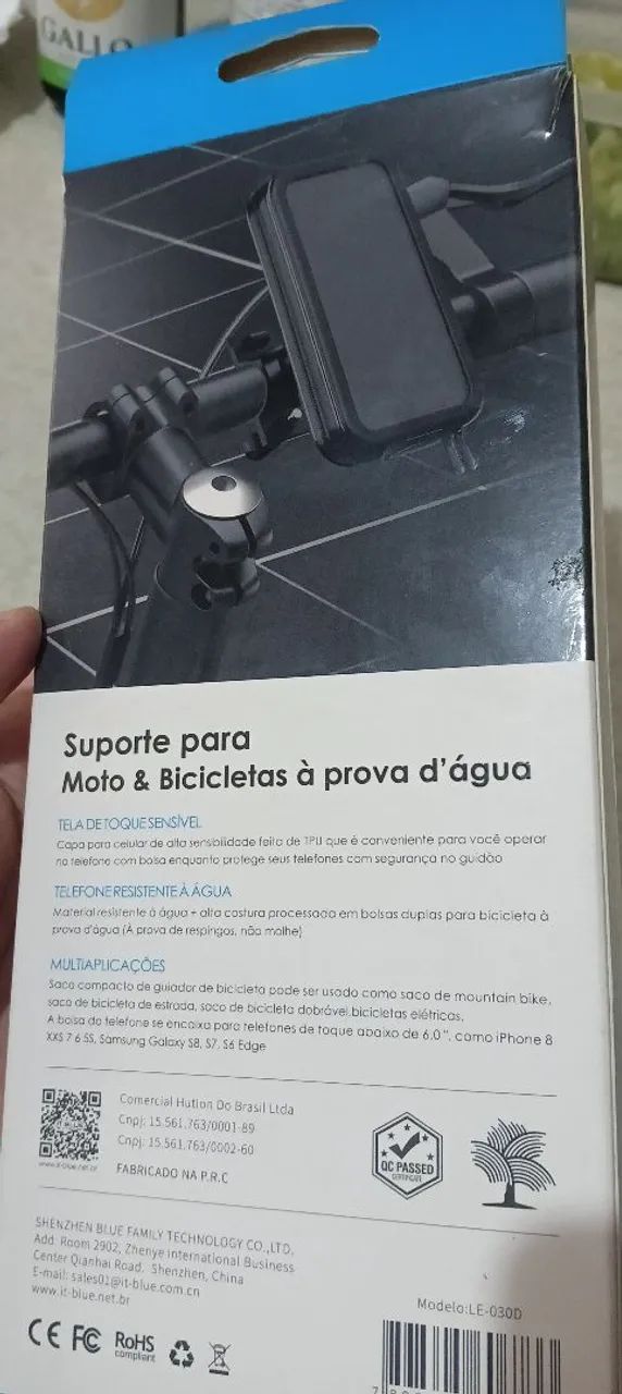Suporte moto e bicicleta impermeável 