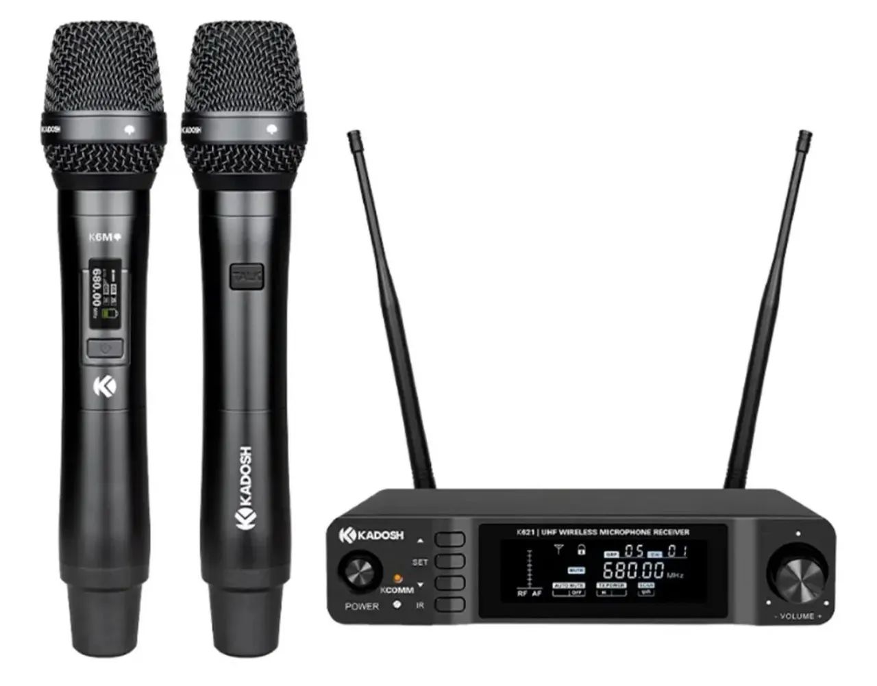 Microfone Kadosh K621m Kcom-b6 Sem Fio (com botão de talk Back) - Foto 3