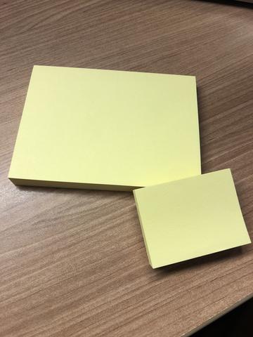 Post it ungido + mini post it da unção - Modelo u32bi49