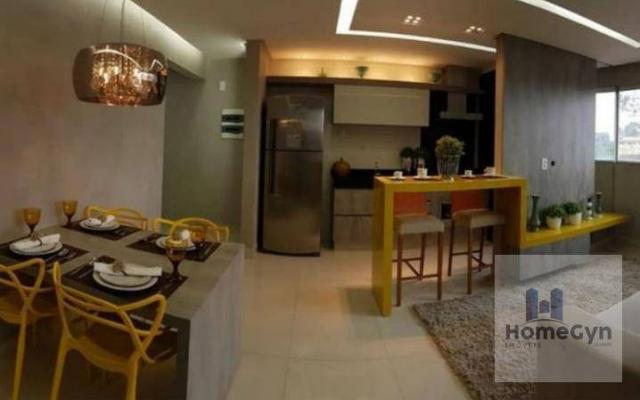Apartamento 2 quartos no porcelanato parque amazônia/vila rosa goiânia - go - Foto 2