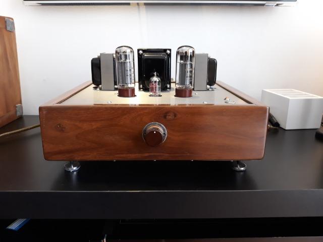 Amplificador Valvulado artesanal 2 x EL 34 sigle ended 12 wats por canal