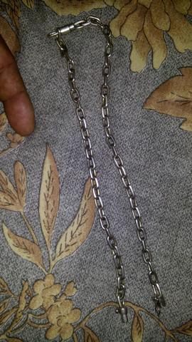2 pulseiras de prata mil,,