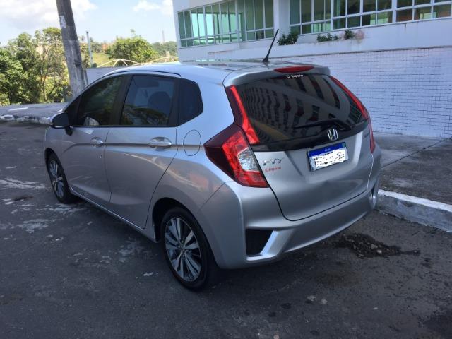 Honda FiT EXL - Câmbio CVT - Completo - Prata - Excelente Estado - Foto 3