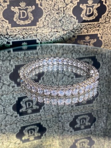 Pulseira Riviera Ilusion 6 Ct de Diamantes - Foto 3