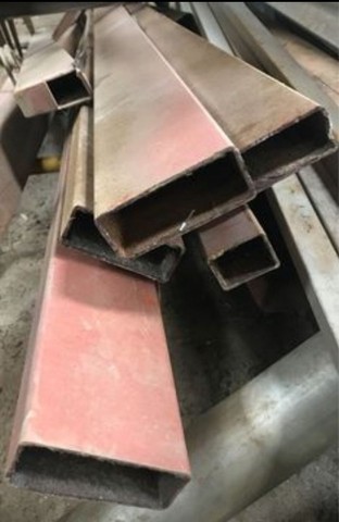 Tubo viga perfil cantoneira lote 4.000 Quilos / aço aproveitamento  4 ton - Foto 3