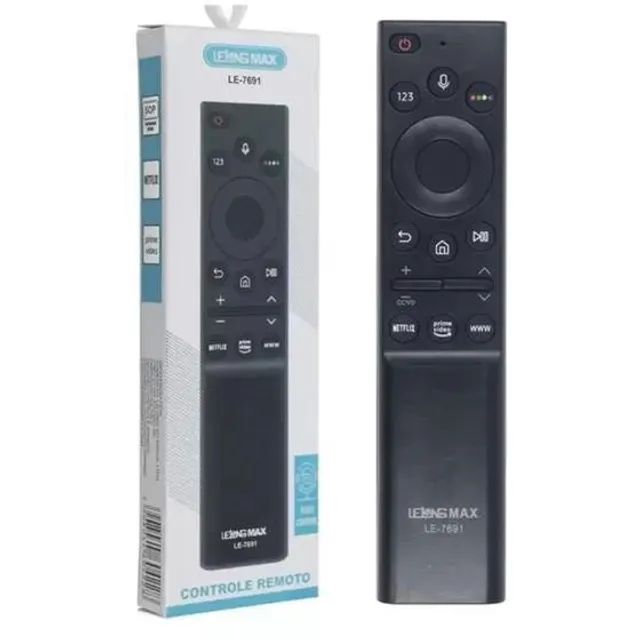Controle Remoto Samsung Smart Tv Uhd 4k 50au7700 voz LE-7691