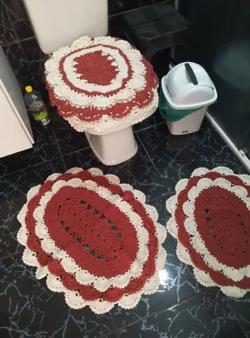 Jogo de cozinha croche  +79 anúncios na OLX Brasil