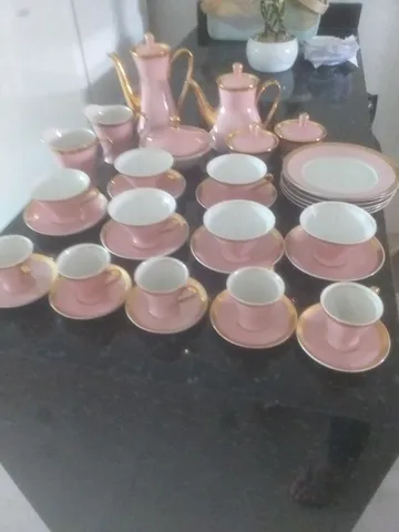 Jogo chá e café porcelana Mauá - Antiguidades - Centro, Três Lagoas  1254073485