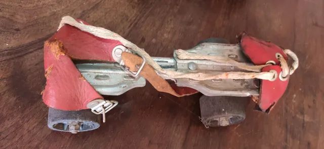 Patins Antigo de Ferro Regulável Seiko Anos 70 com 4 Rodas - Foto 2