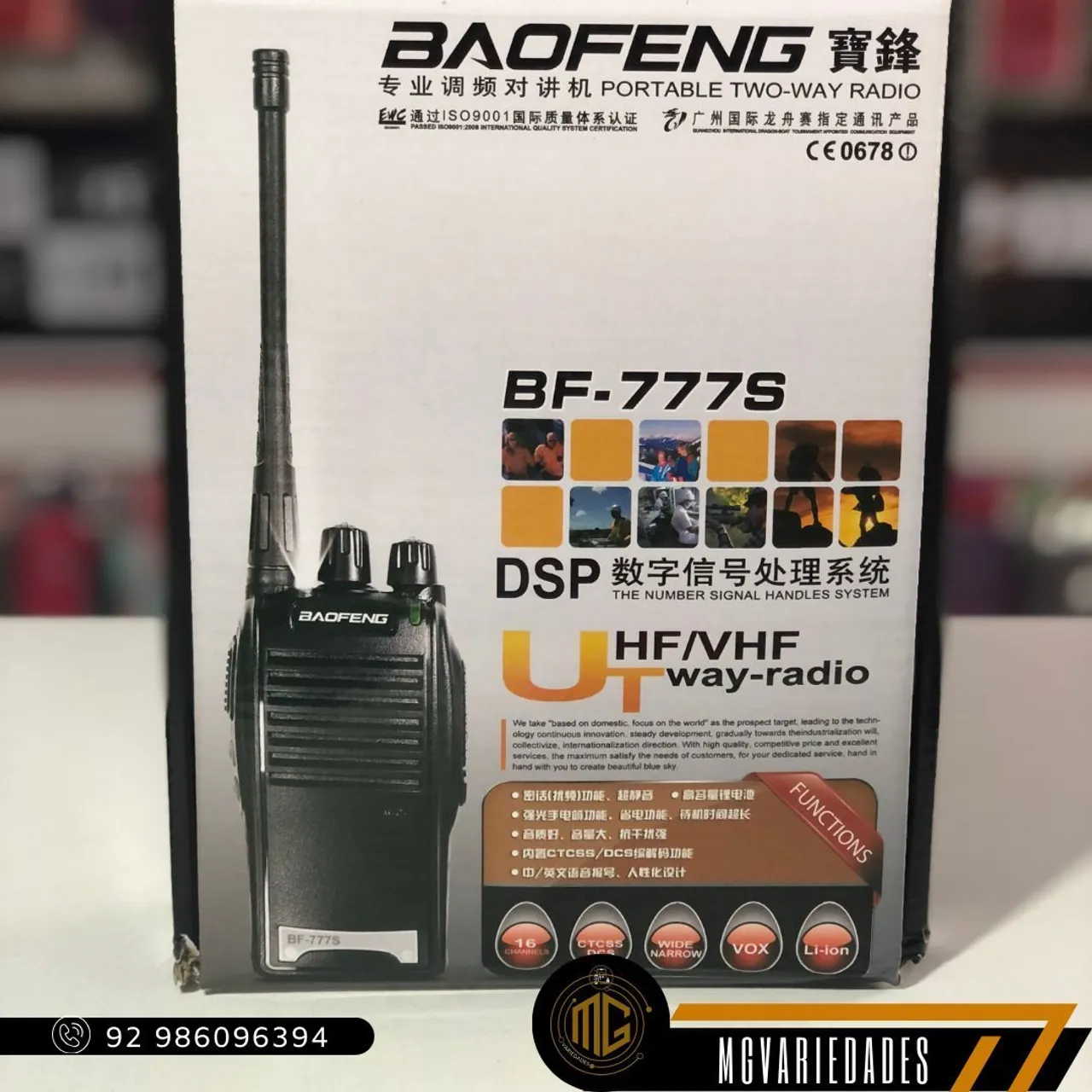 Kit com 2 Rádios Comunicador