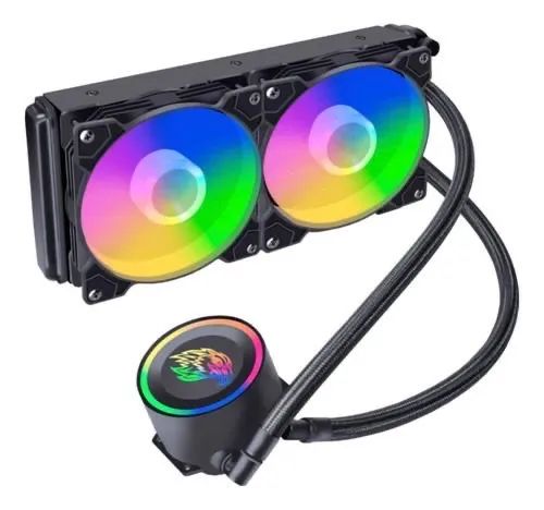 Water Cooler K-mex Waci Ice Gun 240mm Preto Led Rgb