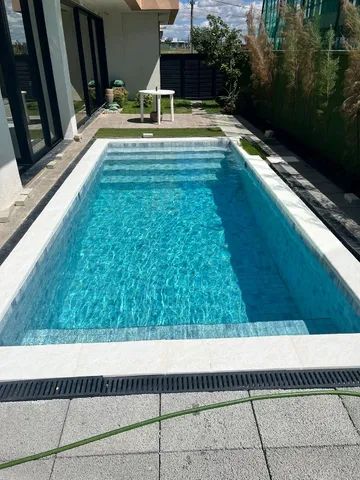 Borda Reta Medieval Antiderrapante e Atérmica 50x25 Branca - Foto 5