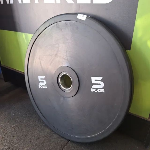 Anilha Bumper Olímpica 5KG - R$ 164,90 a vista - Foto 3