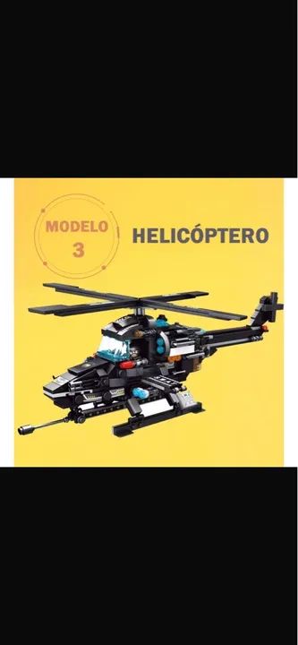 Blocos de montar policial SWAT - 820 Peças + 8 Boneco - Foto 5