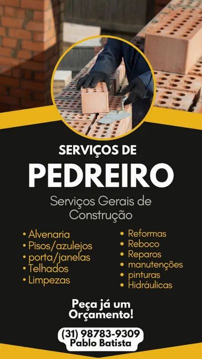 Pedreiro Geral  - Foto 5