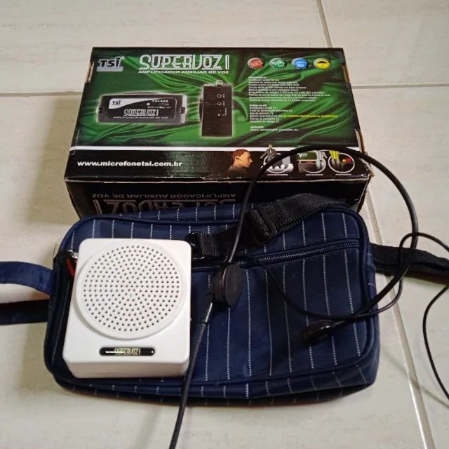 Microfone Amplificador Auxiliar de Voz TSI