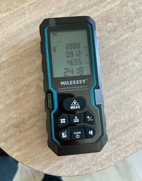 Trena a laser Mileseey S6 40 metros - Foto 6