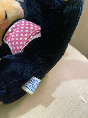Minnie Mouse pelúcia anos 70 made in Coreia - Foto 4