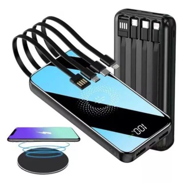 Power Bank Indução 10.000mah 7.5w Compatível Ios E Android  - Foto 2