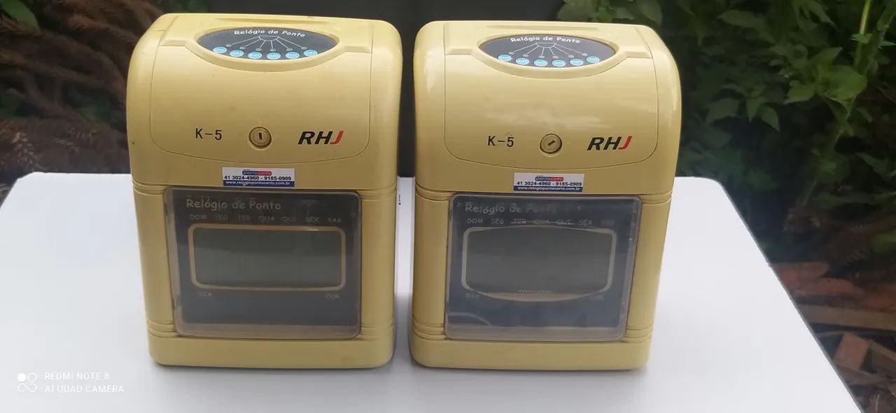 RELÓGIO DE PONTO RHJ K-5 - PAR  - Foto 3