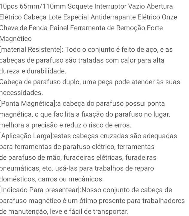 10 unidades 65 mm interruptor de soquete abertura vazia eletricista cabeça - Foto 3