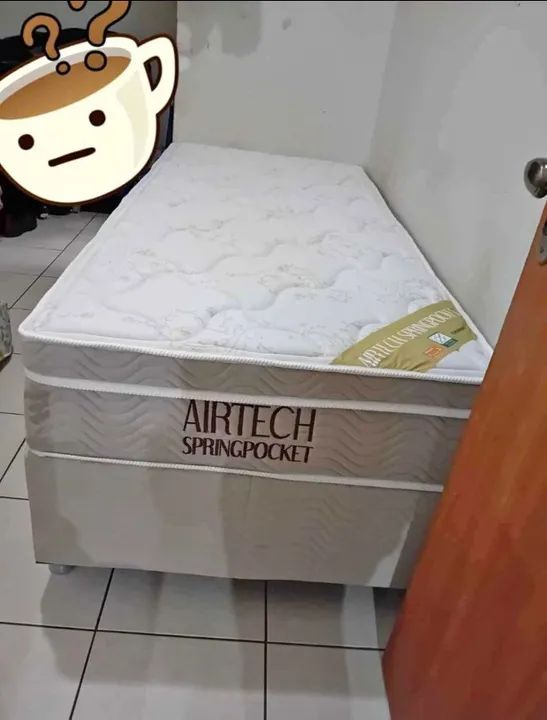 cama box solteiro molas ensacadas