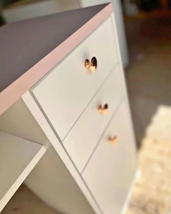 Mesa ROSA com lateral ripado personalizada - Foto 3