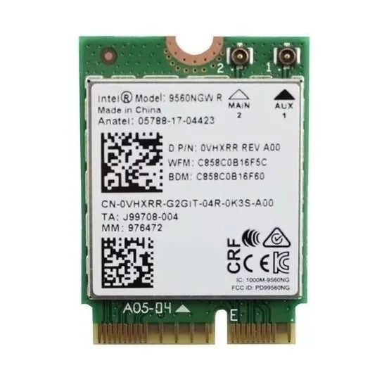 Placa Wireless Dual Band Ac Bluetooth 5.1 Intel 9560ngw