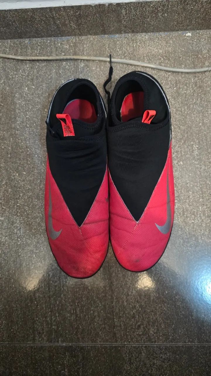 Nike Phantom Vision 2 Club Futsal Vermelho Preto - Chuteira - Foto 4
