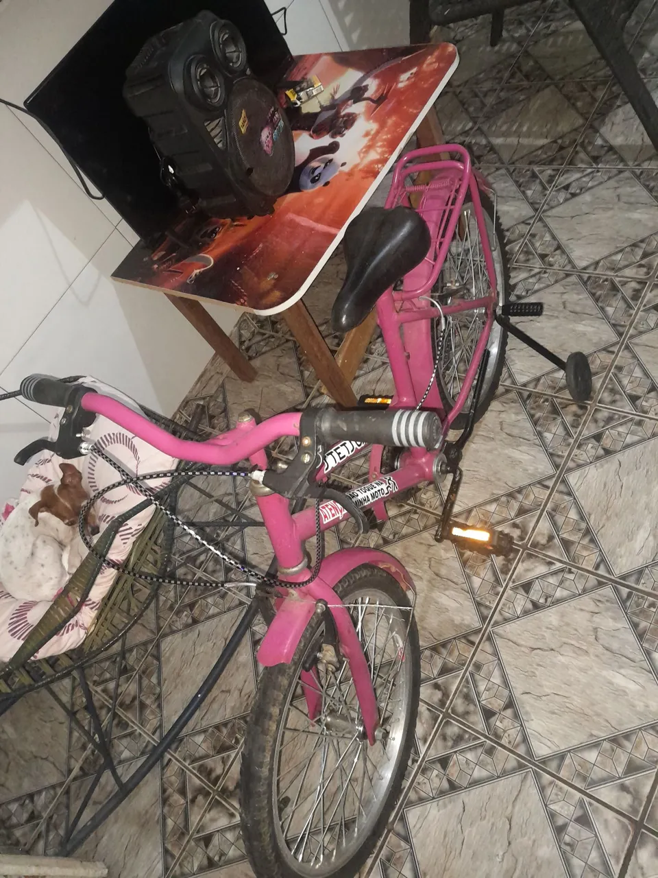 Bicicleta Rosa Infantil