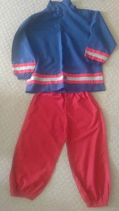 Fantasia infantil carnaval bombeiro