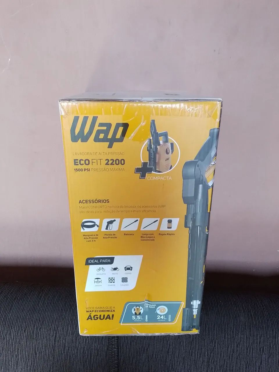 Lavadora de Alta Pressão Wap Eco Fit 2200 - 1500 PSI - Foto 5