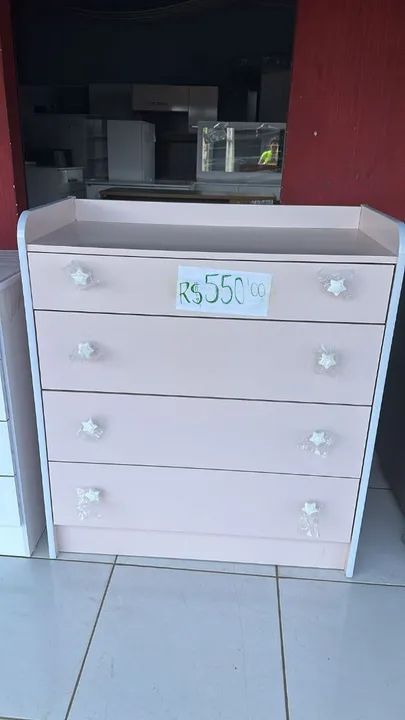 CÔMODA INFANTIL TROCADOR NOVOS NA CAIXA FAZEMOS A ENTREGA GRÁTIS  - Foto 2