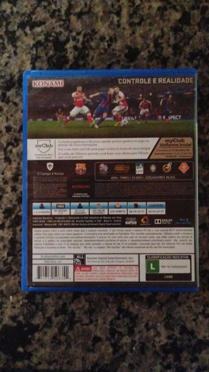 Jogo de PS4 - PES 2017
